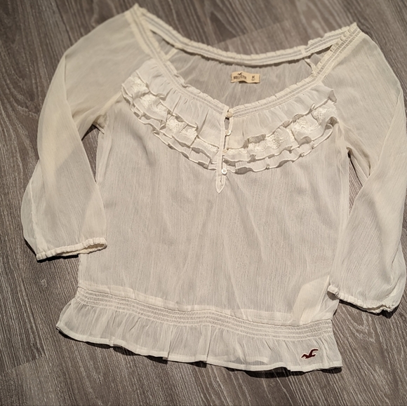 AMERICAN EAGLE | sheer blouse - Picture 4 of 6